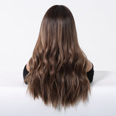 Dark Brown Synthetic Wig - MARKETPLACE | Brown, Fringe, Synthetic Hair | Milk & Honey Wigs