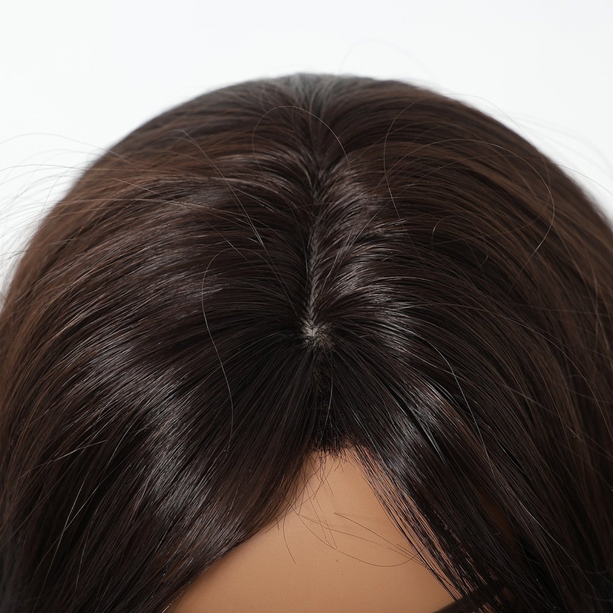 Dark Chocolate Brown Wig - MARKETPLACE | Brown, Fringe, Synthetic Hair | Milk &amp; Honey Wigs