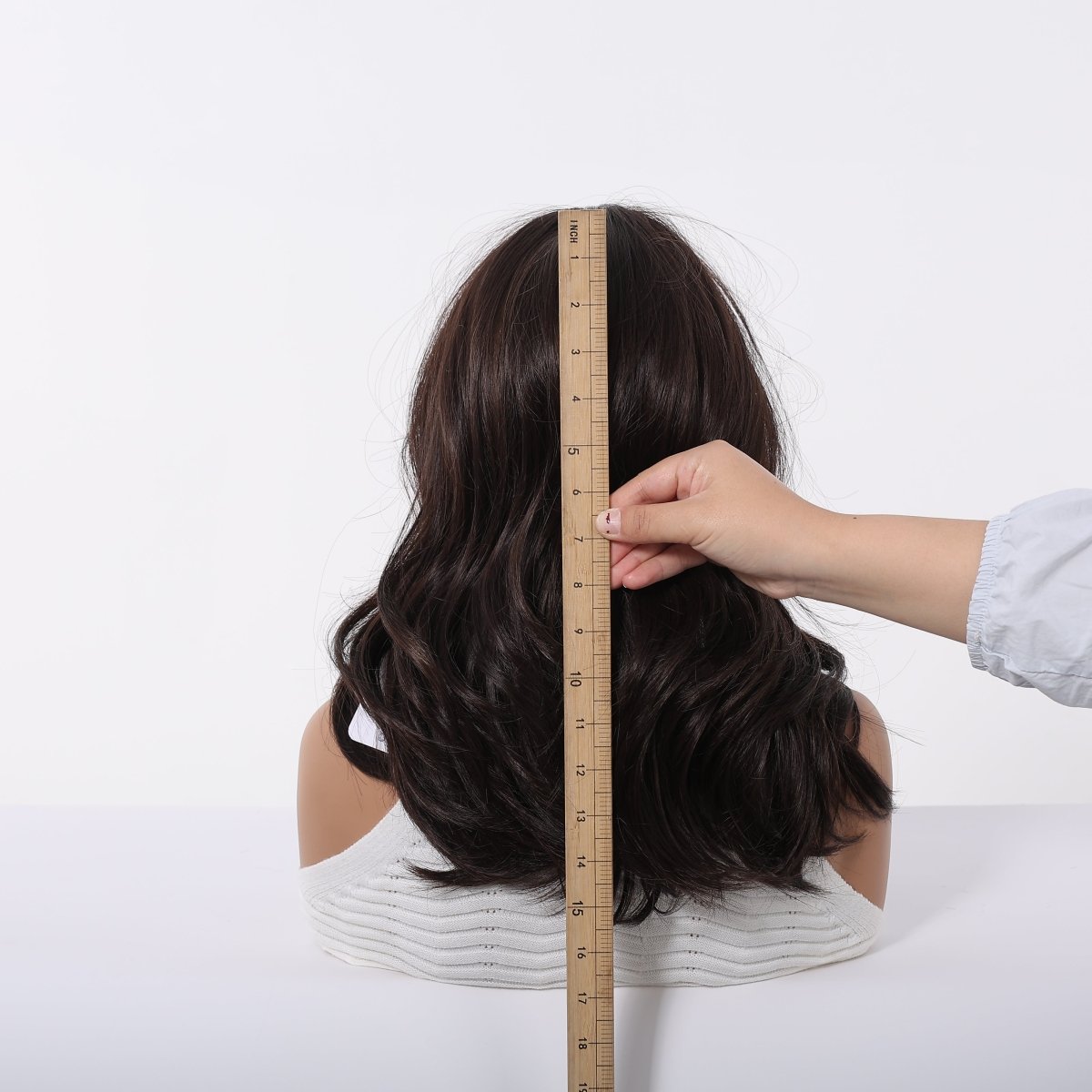 Dark Chocolate Brown Wig - MARKETPLACE | Brown, Fringe, Synthetic Hair | Milk &amp; Honey Wigs