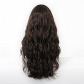 Dark Chocolate Wavy Wig with Full Fringe - MARKETPLACE | Brown, Fringe, Synthetic Hair | Milk & Honey Wigs