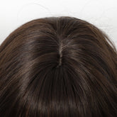 Dark Chocolate Wavy Wig with Full Fringe - MARKETPLACE | Brown, Fringe, Synthetic Hair | Milk & Honey Wigs