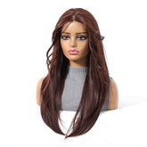 Dark Copper 20" 13x6 Lace Front Wig - MARKETPLACE | Brown, 13x6 Lace Front, Synthetic Hair | Milk & Honey Wigs