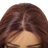 Dark Copper 20" 13x6 Lace Front Wig - MARKETPLACE | Brown, 13x6 Lace Front, Synthetic Hair | Milk & Honey Wigs