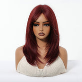 Deep Burgundy Red Layers Wig - MARKETPLACE | Red, Fringe, Synthetic Hair | Milk & Honey Wigs