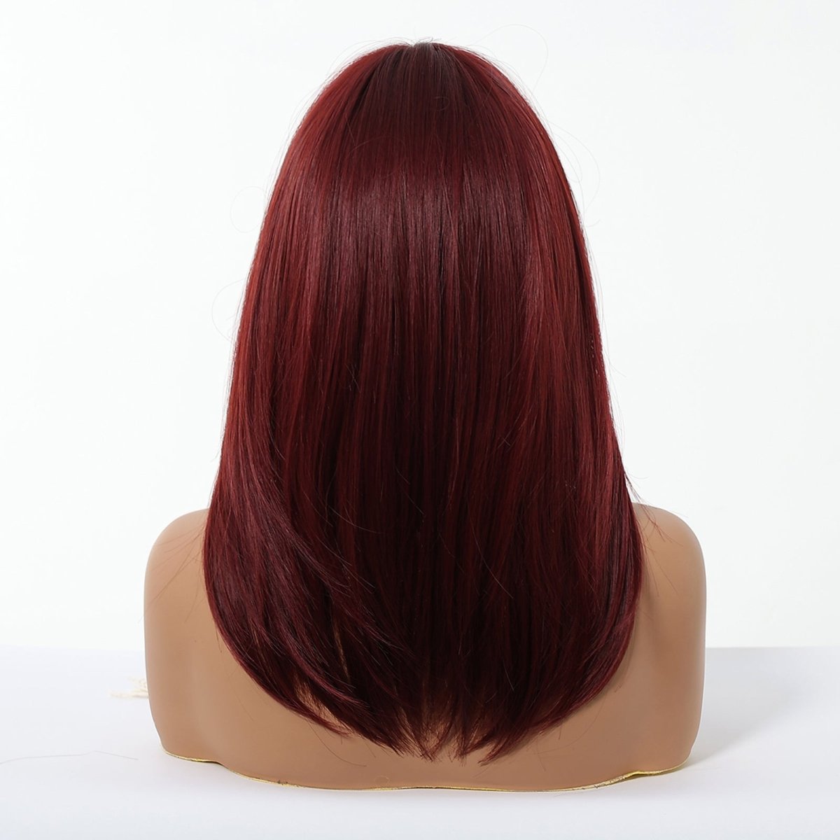 Deep Burgundy Red Layers Wig - MARKETPLACE | Red, Fringe, Synthetic Hair | Milk &amp; Honey Wigs