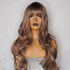 DEMI - Brown - Fringe Wig | Brown, 26 Inch, Fringe, Synthetic Hair | Milk & Honey Wigs