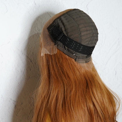 DUTCHESS auburn synthetic straight lace front wig | Milk &amp; Honey Wigs
