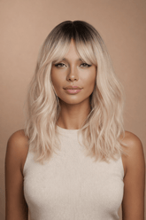 EDEN - Ombre Blonde - Fringe Wig | Blonde, 12 Inch & Shorter, Fringe, Synthetic Hair | Milk & Honey Wigs