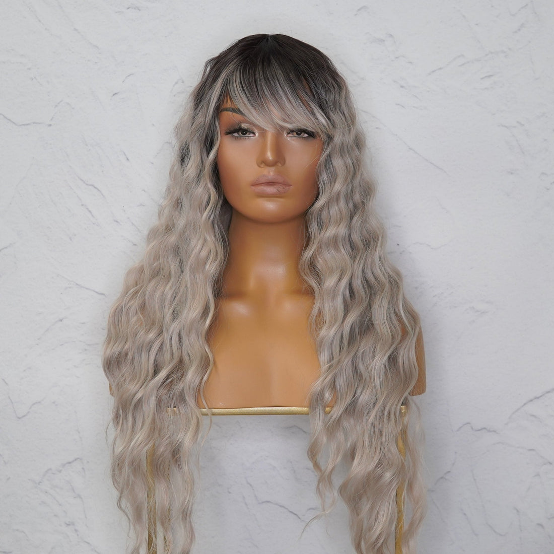 ELEANOR Grey Ombre Lace Front Wig | Milk &amp; Honey Wigs