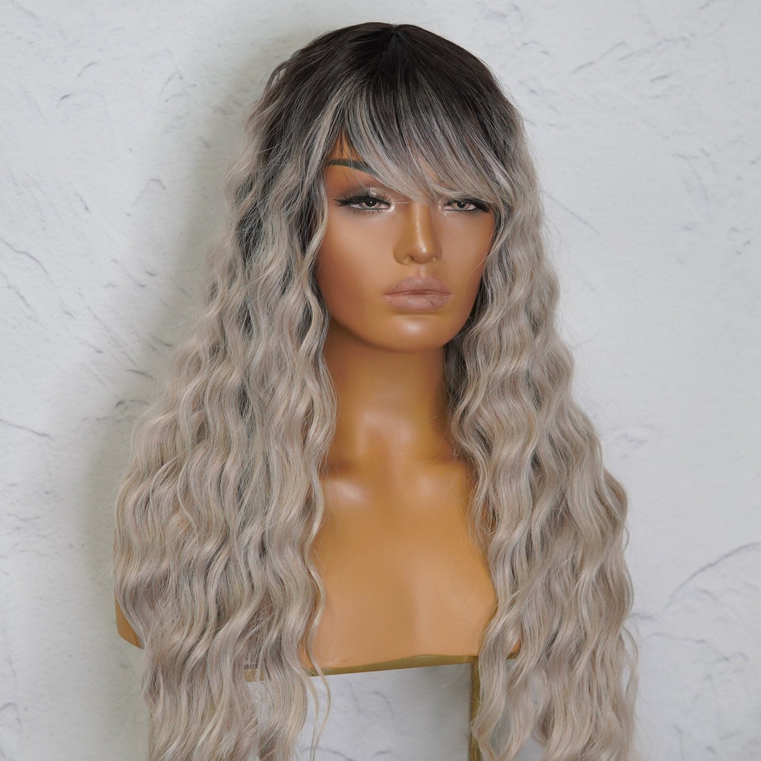 ELEANOR Grey Ombre Lace Front Wig | Milk &amp; Honey Wigs