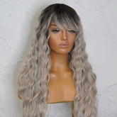 ELEANOR Grey Ombre Lace Front Wig | Milk & Honey Wigs