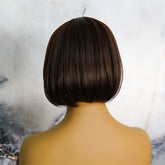 ELLE Dark Brown Fringe Wig | Milk & Honey Wigs