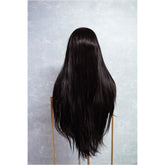 EMMA - Black - Lace Front Wig | Black, 28 Inch+, T-Part Lace Front, Synthetic Hair | Milk & Honey Wigs