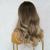 ERIN Brown Ombre Fringe Wig - Milk & Honey Wigs