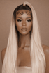 ESTELLE - Brown Ombre - Lace Front Wig | Blonde, 28 Inch+, 13x4 Lace Front, Synthetic Hair | Milk & Honey Wigs