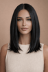 ESTER - Black - Lace Front Wig | Black, 12 Inch & Shorter, 13x6 Lace Front, Synthetic Hair | Milk & Honey Wigs