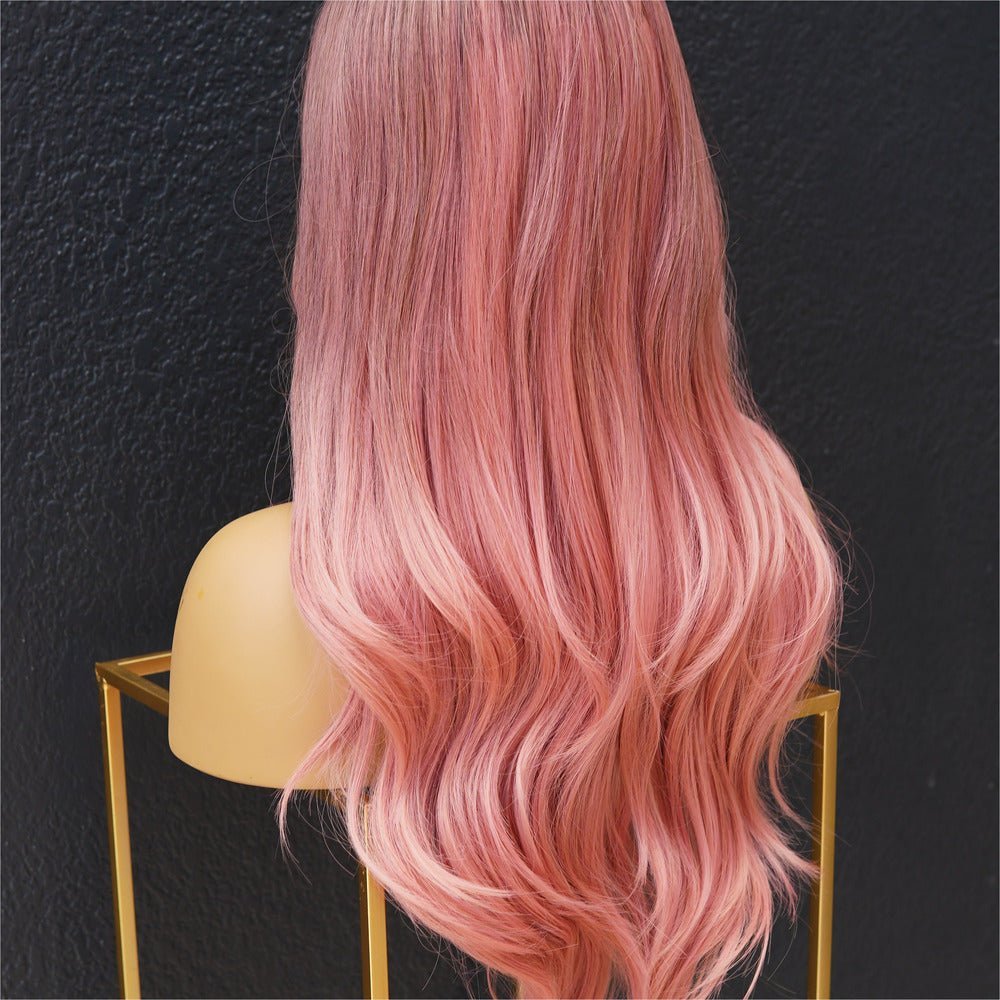 EVA Pink Ombre Fringe Wig | Milk &amp; Honey Wigs