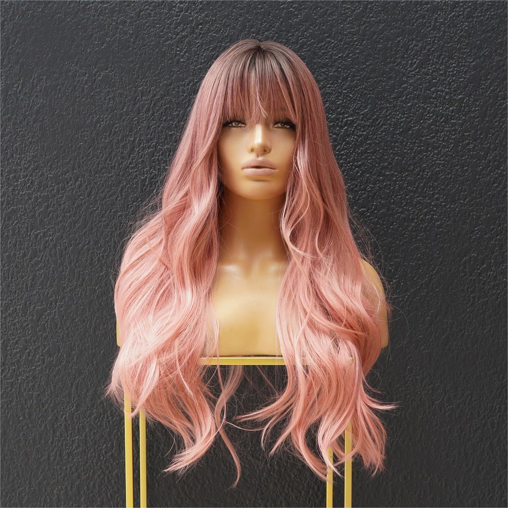 EVA Pink Ombre Fringe Wig | Milk &amp; Honey Wigs