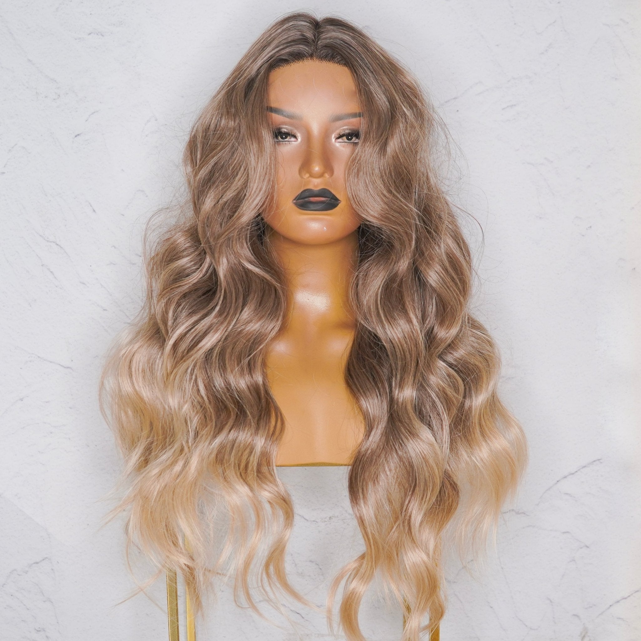 EVELYN - Ombre Blonde - Lace Front Wig | Blonde, Synthetic Hair | Milk &amp; Honey Wigs