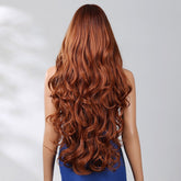 Extra Long Ginger Wavy Fringe Wig - MARKETPLACE | Ginger, Fringe, Synthetic Hair | Milk & Honey Wigs
