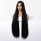 Extra Long Sleek Black Wig - MARKETPLACE | Black, Fringe, Synthetic Hair | Milk & Honey Wigs