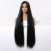 Extra Long Sleek Black Wig - MARKETPLACE | Black, Fringe, Synthetic Hair | Milk & Honey Wigs