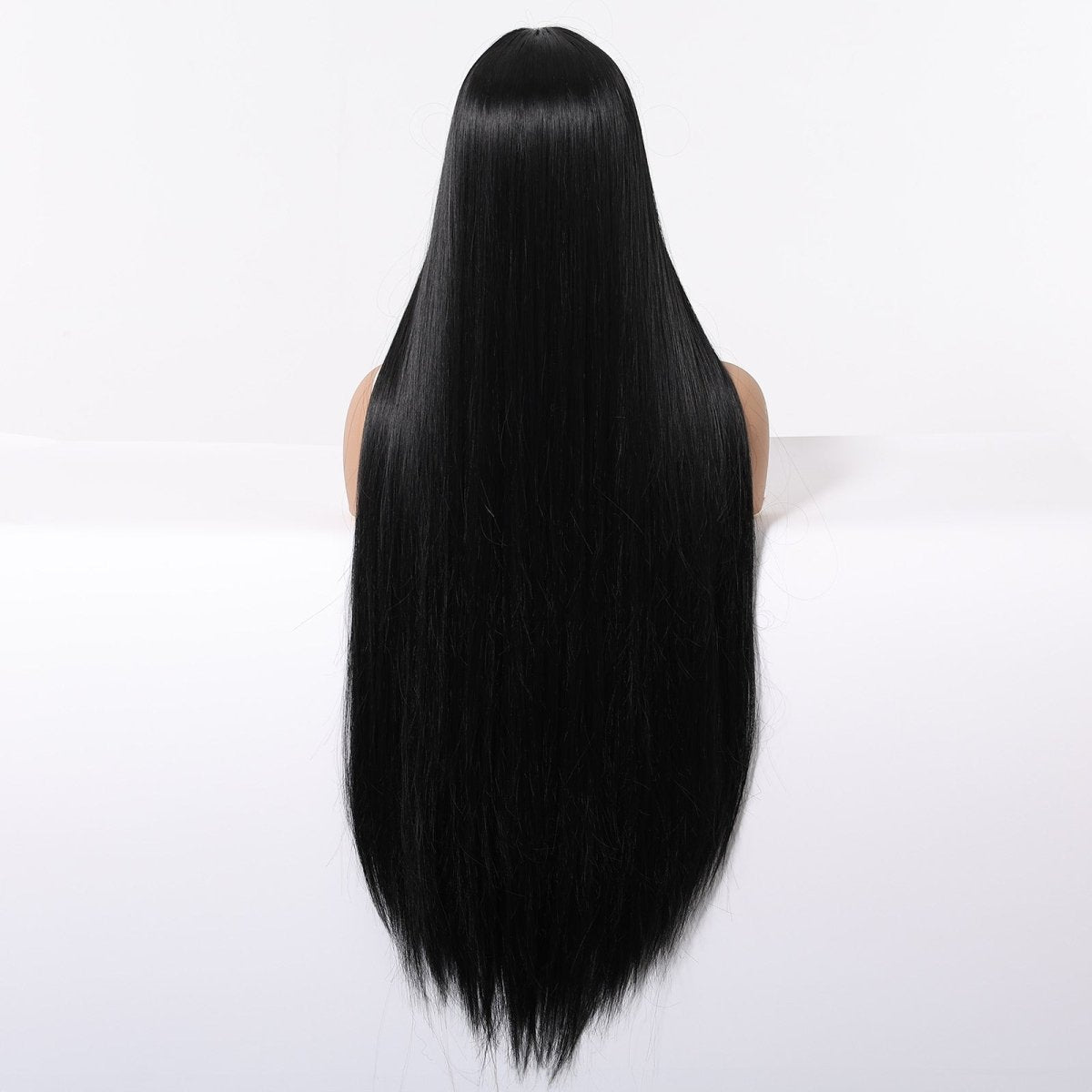 Extra Long Sleek Black Wig - MARKETPLACE | Black, Fringe, Synthetic Hair | Milk &amp; Honey Wigs