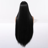 Extra Long Sleek Black Wig - MARKETPLACE | Black, Fringe, Synthetic Hair | Milk & Honey Wigs