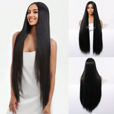 Extra Long Sleek Black Wig - MARKETPLACE | Black, Fringe, Synthetic Hair | Milk & Honey Wigs