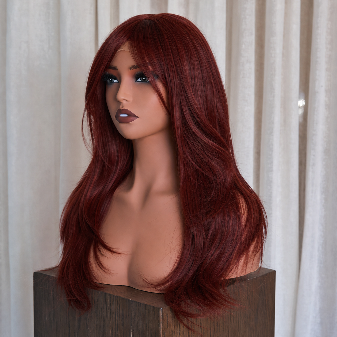 FALLON - Red - Fringe Wig