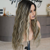 FAYE - Mocha - Lace Front Wig | Brown, 22 Inch, T-Part Lace Front, Synthetic Hair | Milk & Honey Wigs