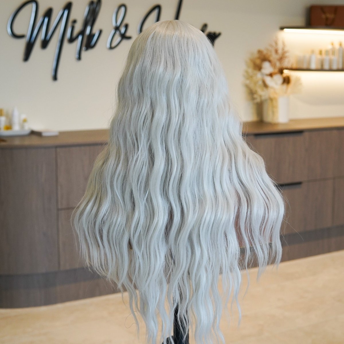 FAYE White Blonde 22" Lace Front Wig - Milk &amp; Honey Wigs