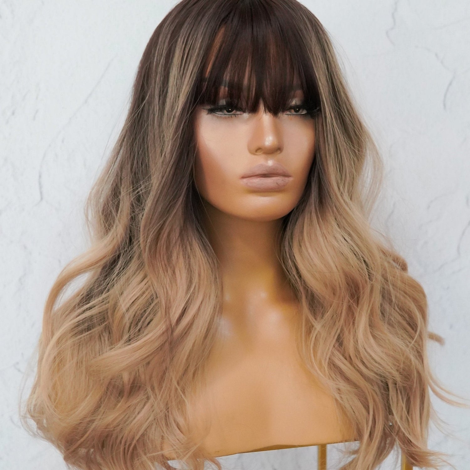 FIONA Ombre Fringe Wig - Milk &amp; Honey Wigs