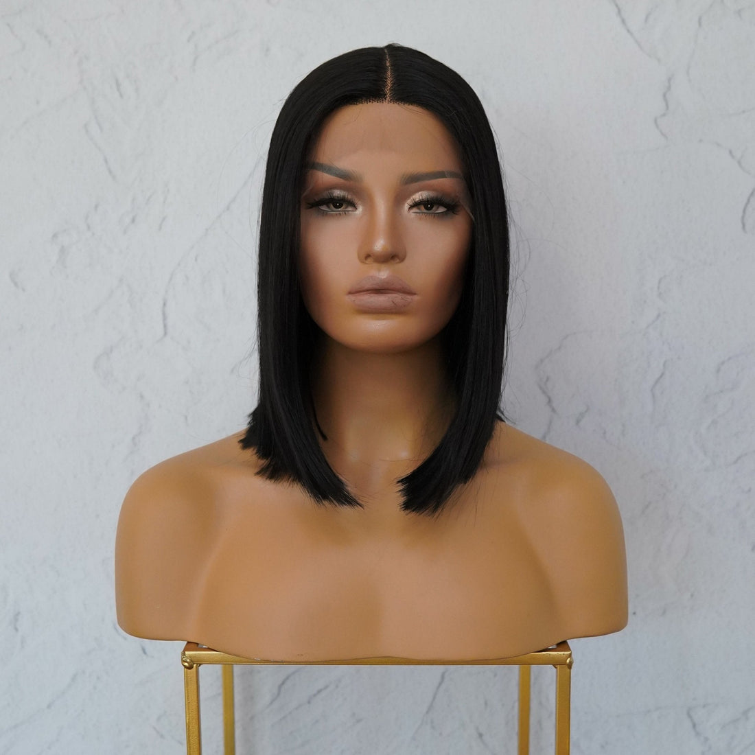 Four Twenty Blunt Bob 14" Lace Front Wig - Milk &amp; Honey