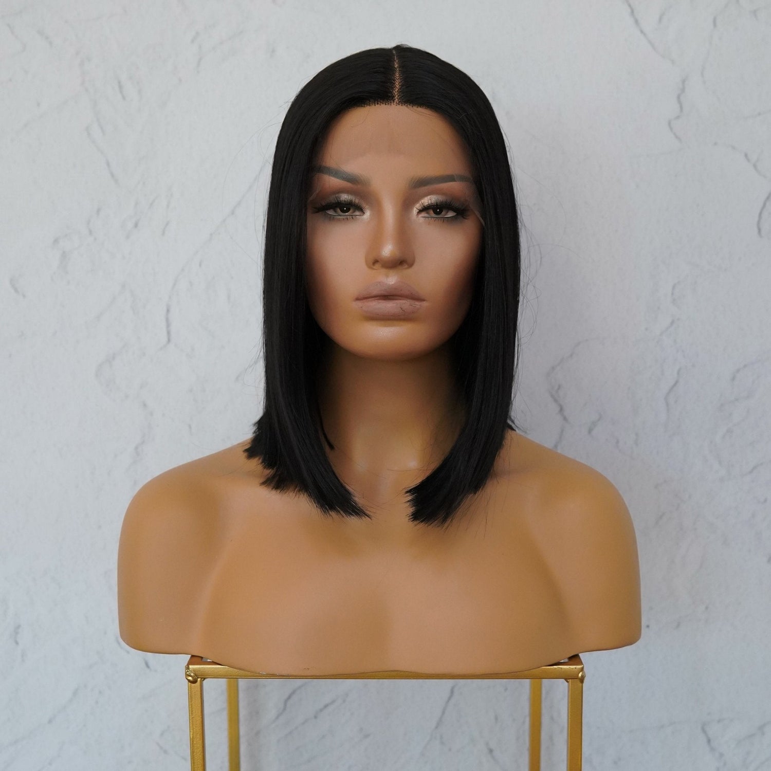 Four Twenty Blunt Bob 14" Lace Front Wig - Milk &amp; Honey