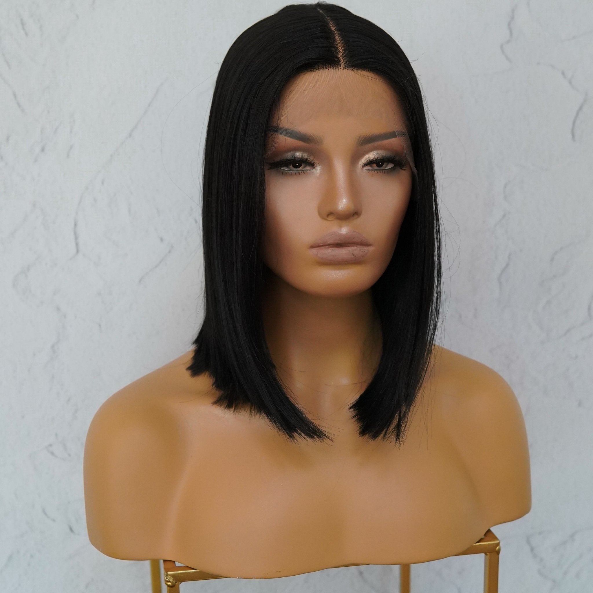 Four Twenty Blunt Bob 14" Lace Front Wig - Milk &amp; Honey
