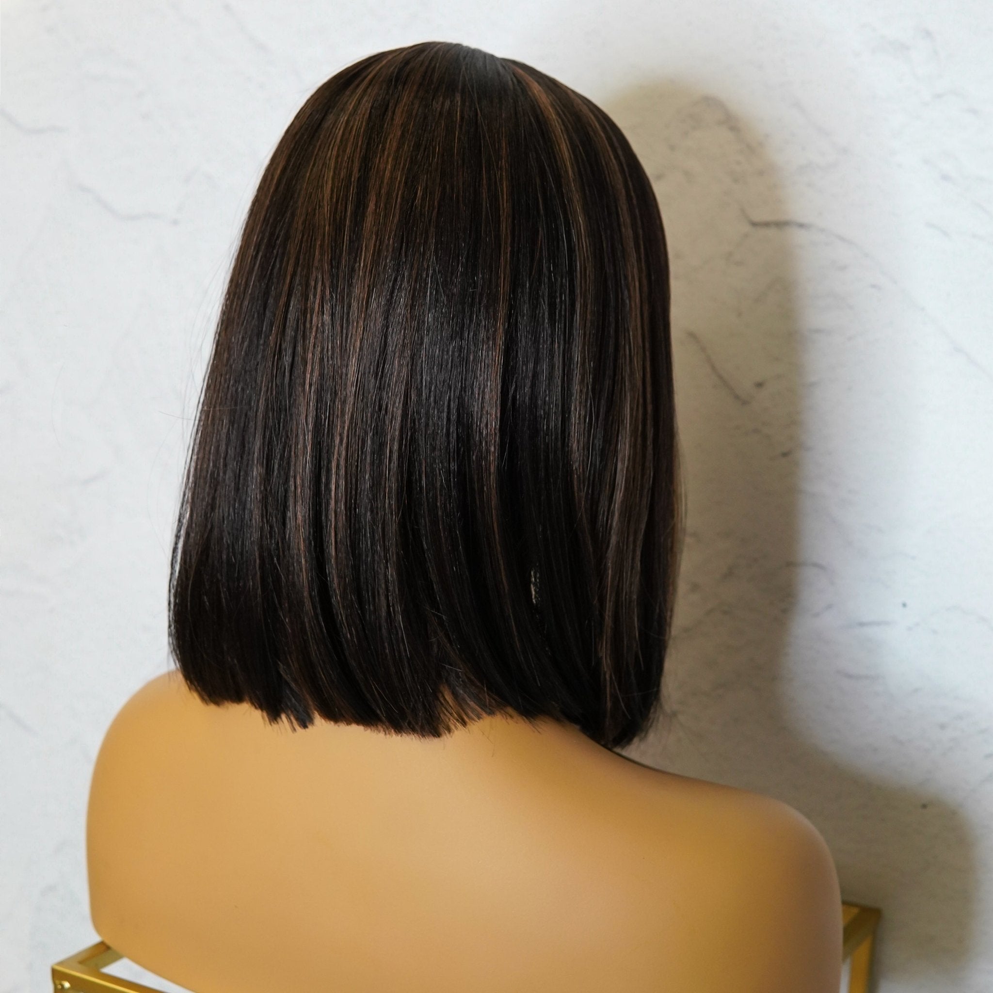 FRANKIE Chocolate Lace Front Wig - Milk &amp; Honey Wigs