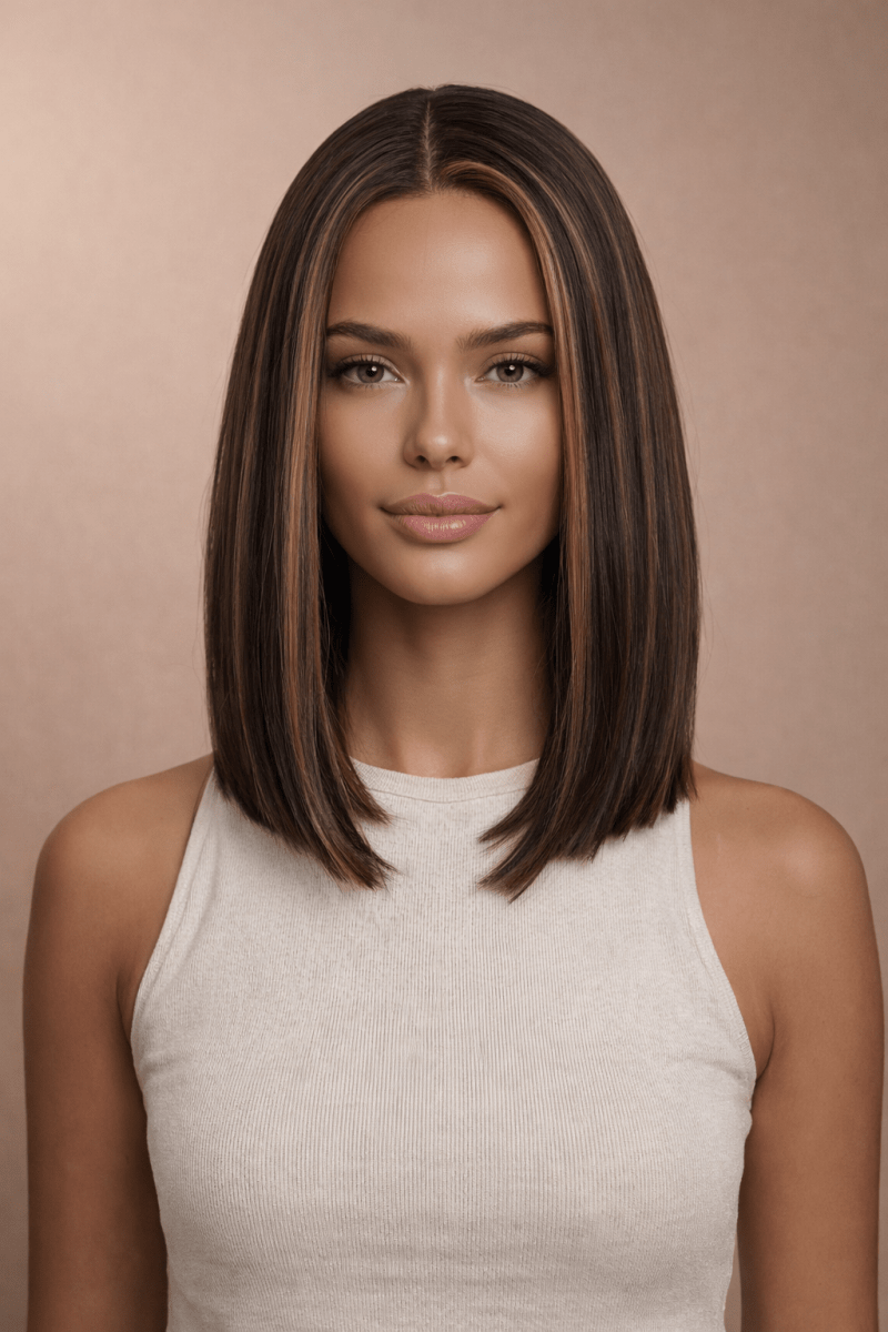 FRANKIE - Chocolate - Lace Front Wig - Milk &amp; Honey Wigs