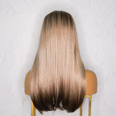 GEORGIE - Ombre Blonde - Fringe Wig | Blonde, 22 Inch, Fringe, Synthetic Hair | Milk & Honey Wigs