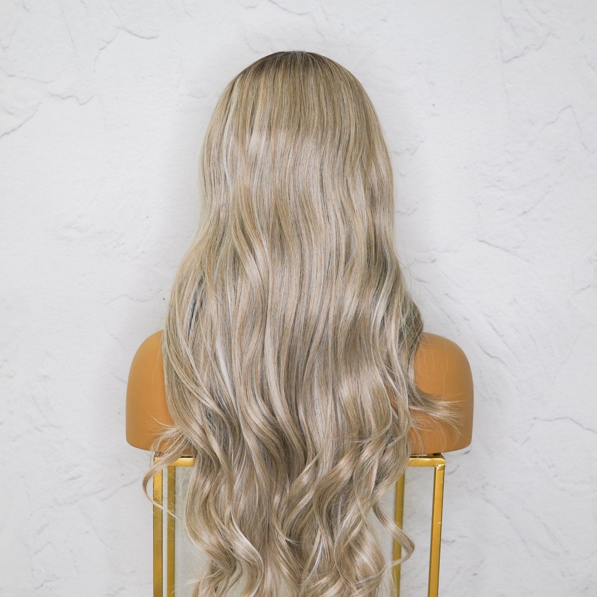 GISELE - Ombre Blonde - Lace Front Wig | Blonde, 26 Inch, 13x4 Lace Front, Synthetic Hair | Milk &amp; Honey Wigs