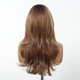 Golden Brown Layered Wig  - MARKETPLACE | Brown, Fringe, Synthetic Hair | Milk & Honey Wigs