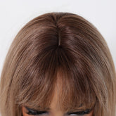 Golden Brown Wig - MARKETPLACE | Brown, Fringe, Synthetic Hair | Milk & Honey Wigs