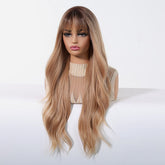 Golden Brown Wig - MARKETPLACE | Brown, Fringe, Synthetic Hair | Milk & Honey Wigs