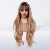 Golden Brown Wig - MARKETPLACE | Brown, Fringe, Synthetic Hair | Milk & Honey Wigs