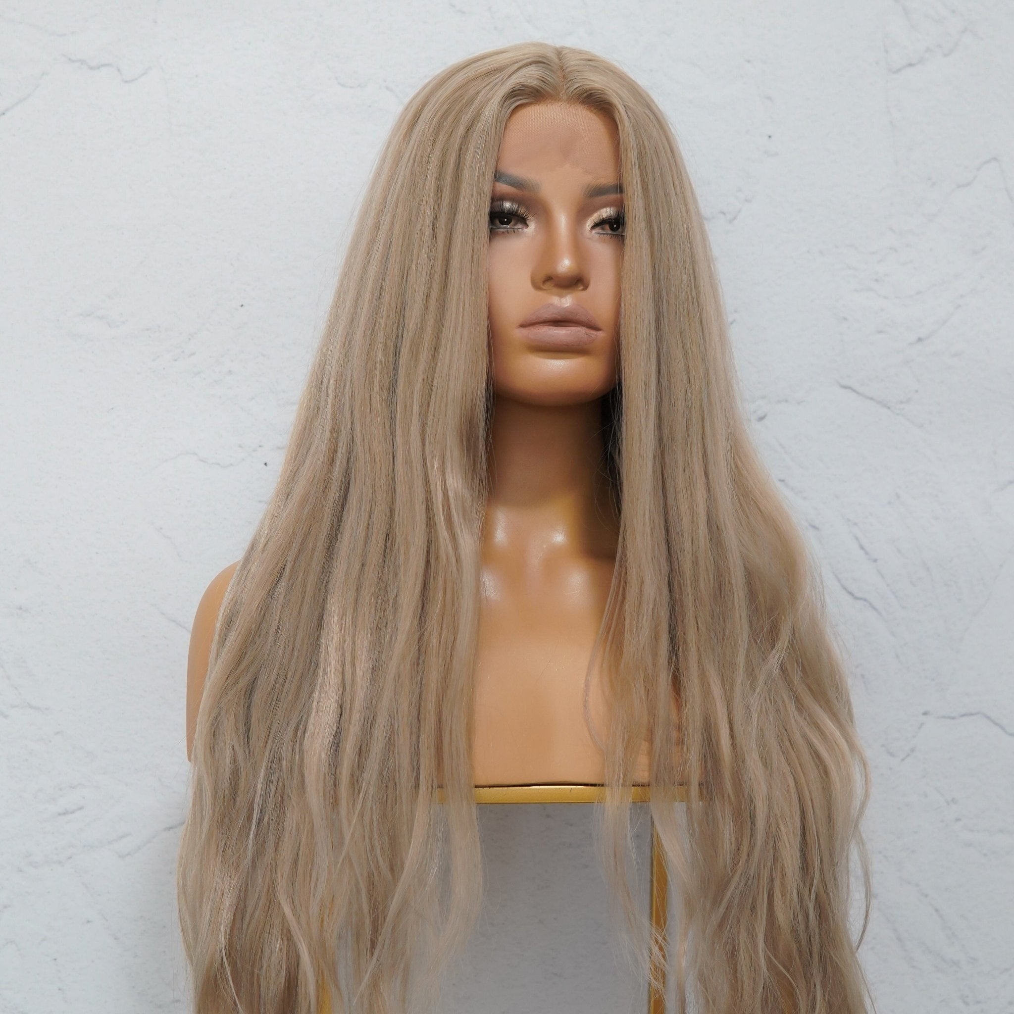 HANNAH Ash Blonde Lace Front Wig | Milk &amp; Honey Wigs