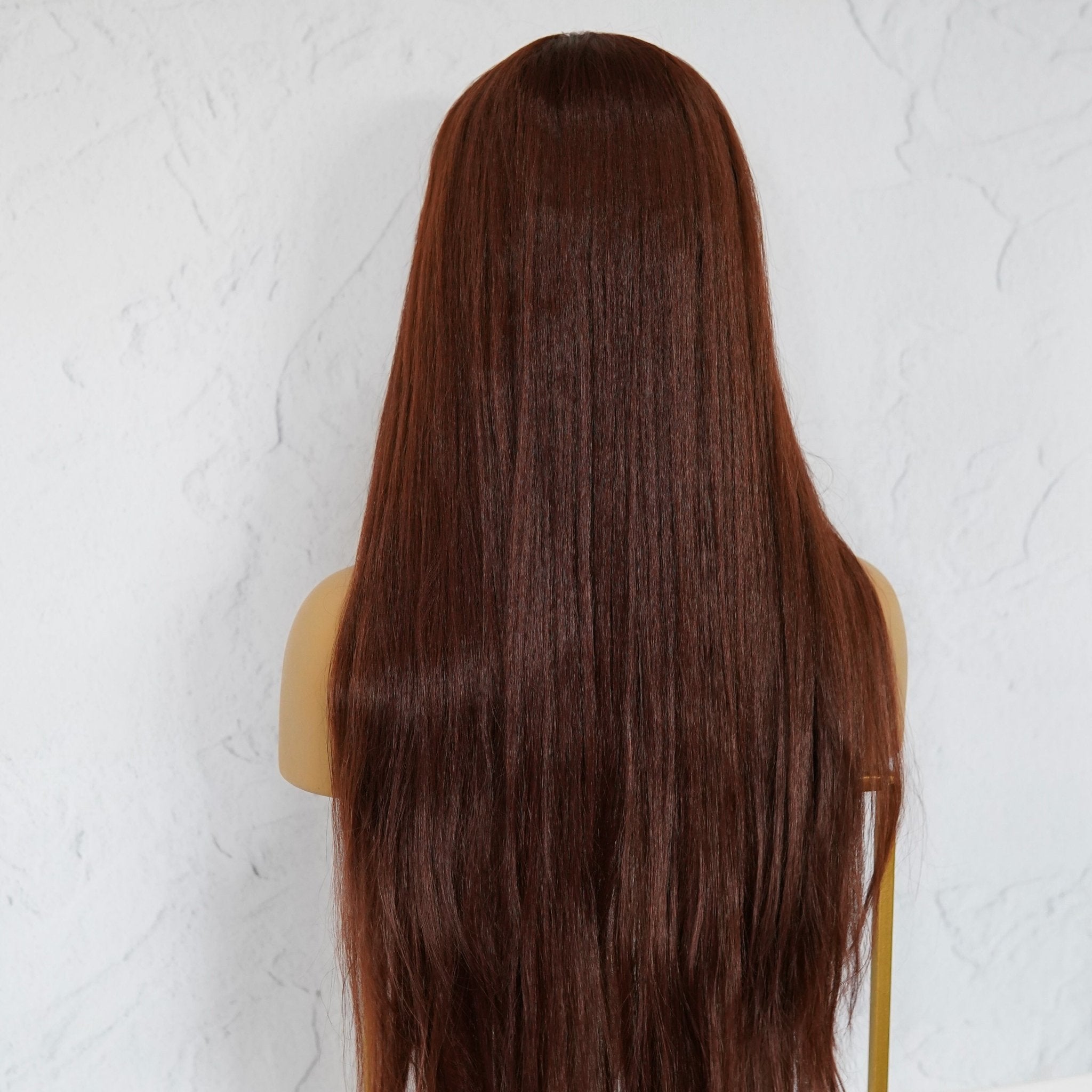 HANNAH Copper Brown Lace Front Wig | Milk &amp; Honey Wigs