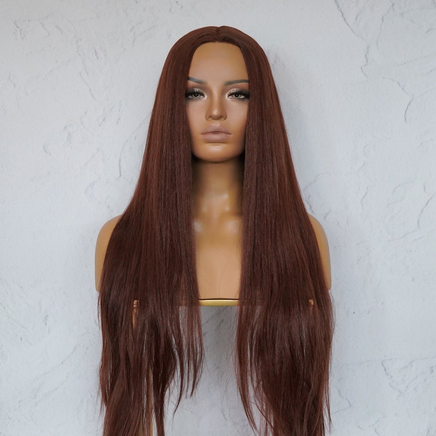 HANNAH Copper Brown Lace Front Wig | Milk &amp; Honey Wigs