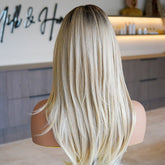 HAVEN - Ombre Blonde - Lace Front Wig | Blonde, 16 Inch, Mono Lace Front, Synthetic Hair | Milk & Honey Wigs