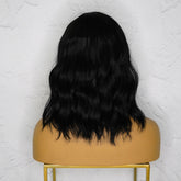 HAYLEY - Black Bob - Fringe Wig | Black, 12 Inch & Shorter, Fringe, Synthetic Hair | Milk & Honey Wigs