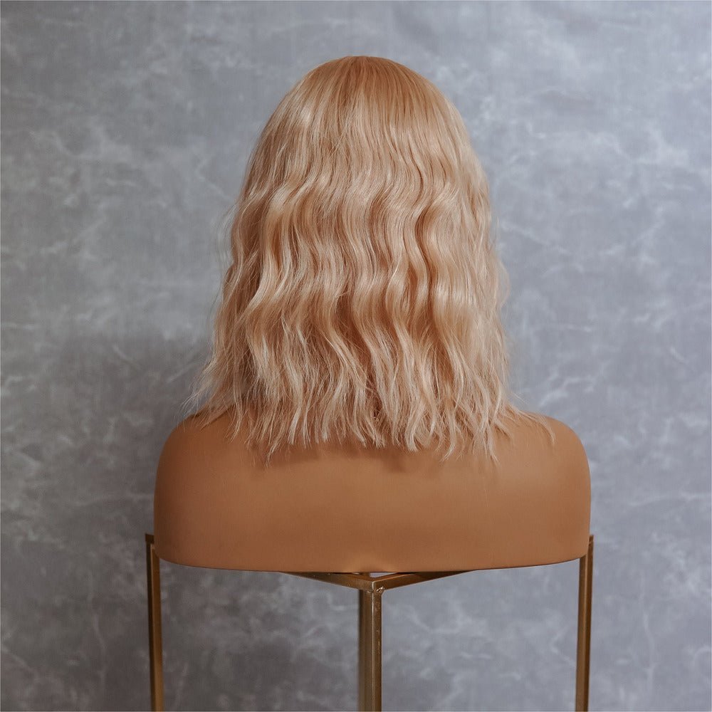 HAYLEY Blonde Bob Fringe Wig - Milk &amp; Honey Wigs